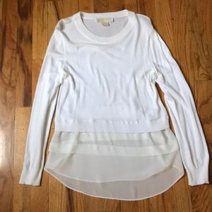 Michael Kors cropped light weight sweater